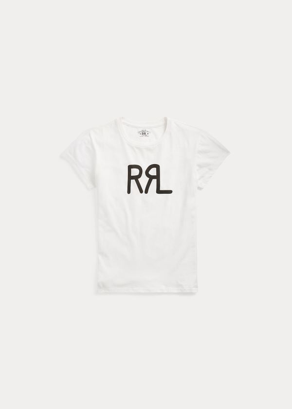 Playeras Ralph Lauren Mujer Blancos - Cotton Jersey Graphic - GYMLE9651